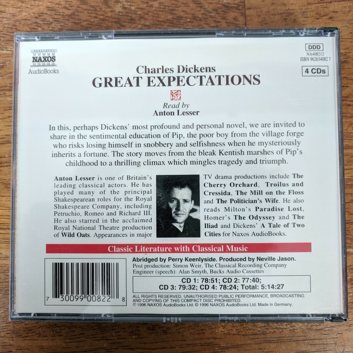 Great Expectations~Charles Dickens~CD Audiobook Abridged 4 Discs