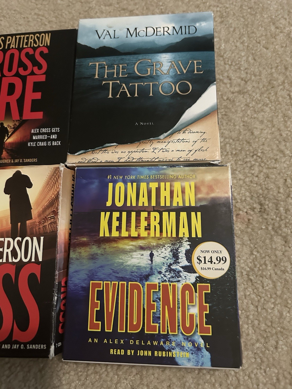 8 Audio Books 4 James Patterson Edwards Hamilton Delaware McDermid CD — Mystery