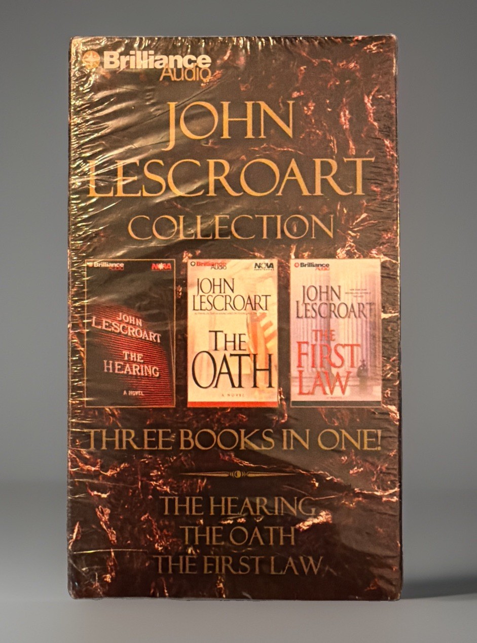 AudioBook Audio Book John Lescroart Collection The Hearing Oath First Law NIB.