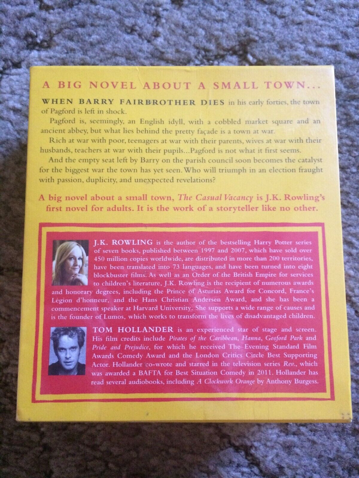 The Casual Vacancy by J. K. Rowling (2012, Compact Disc / Compact Disc,…