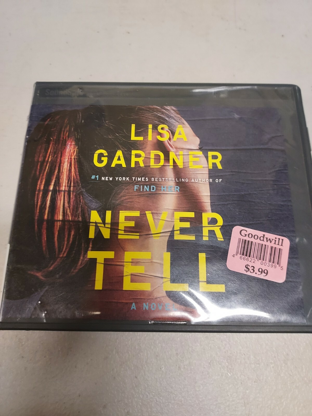 Shelf1F Audiobook~ NEVER TELL, LISA GARDNER