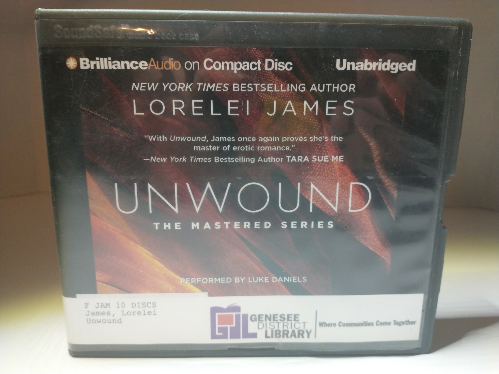 UNWOUND by LORELEI JAMES Unabridged 10 cd’s LUKE DANIELS