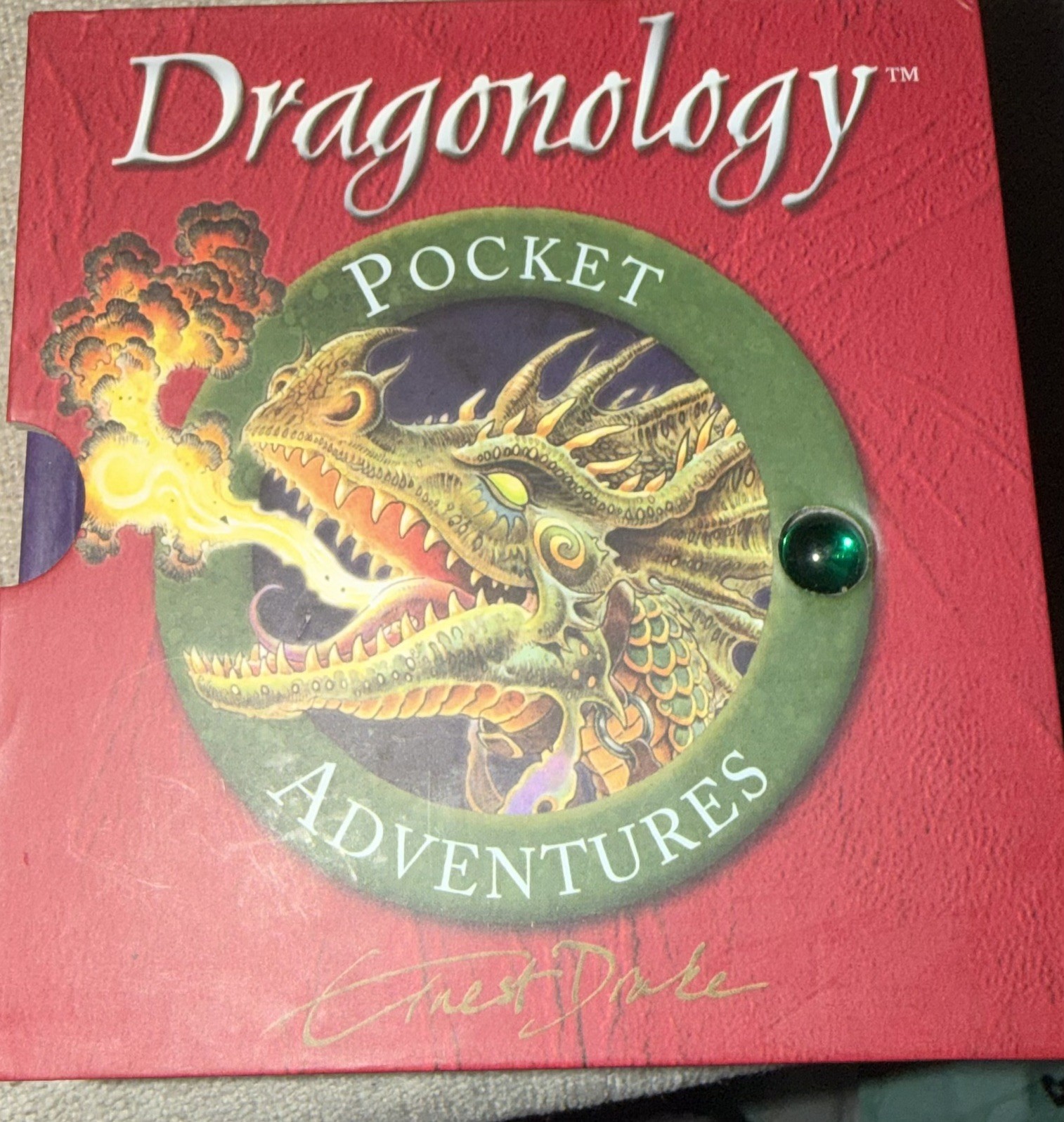 Dragonology: Pocket Adventures by Ernest Drake Hardcover Books Set Of 4 Complete
