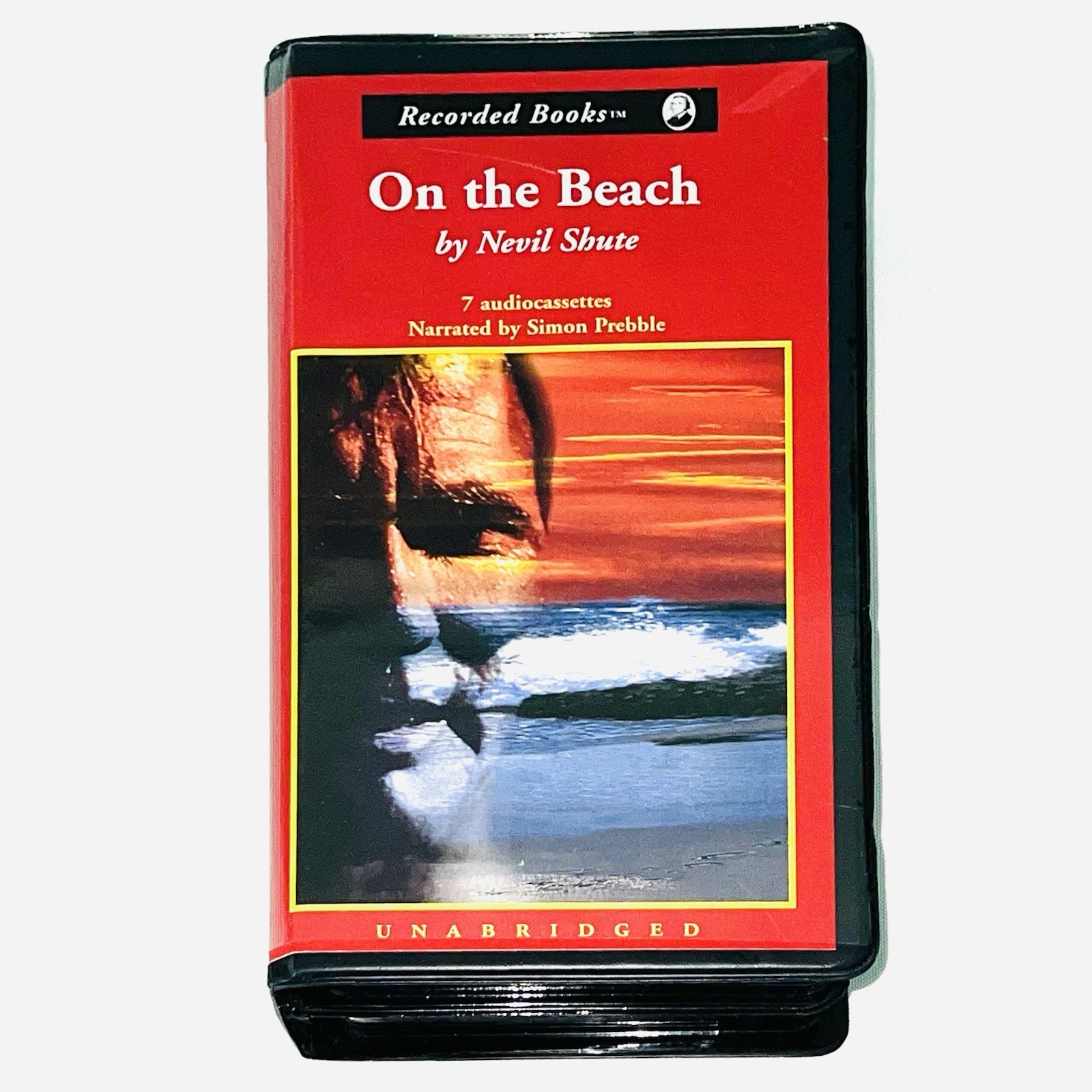 On the Beach Nevil Shute Unabridged Audio Book Hard to Find 7 Cassettes EXC COND