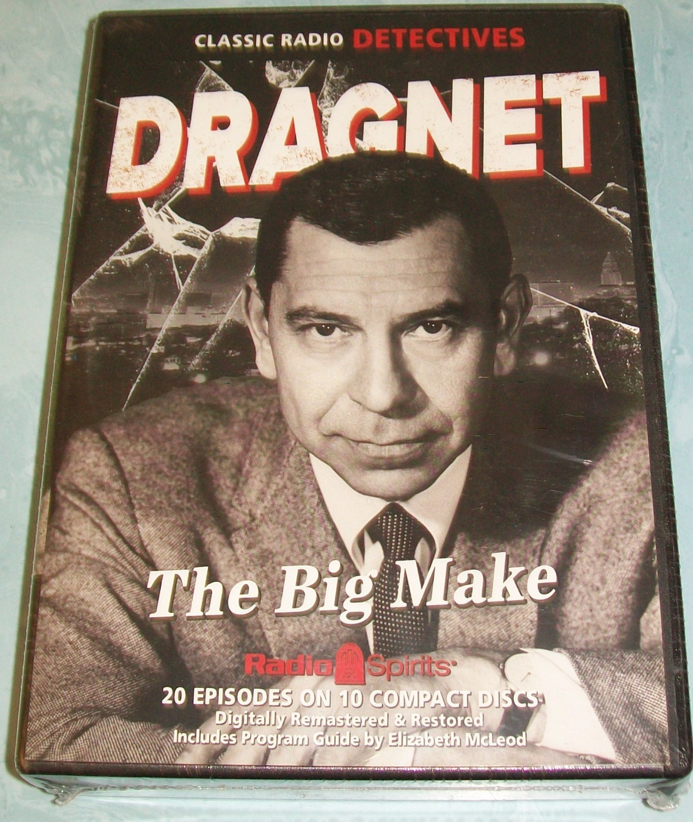 Dragnet: The Big Make (10-CD Set, 2020, Radio Spirits) New Unopened!