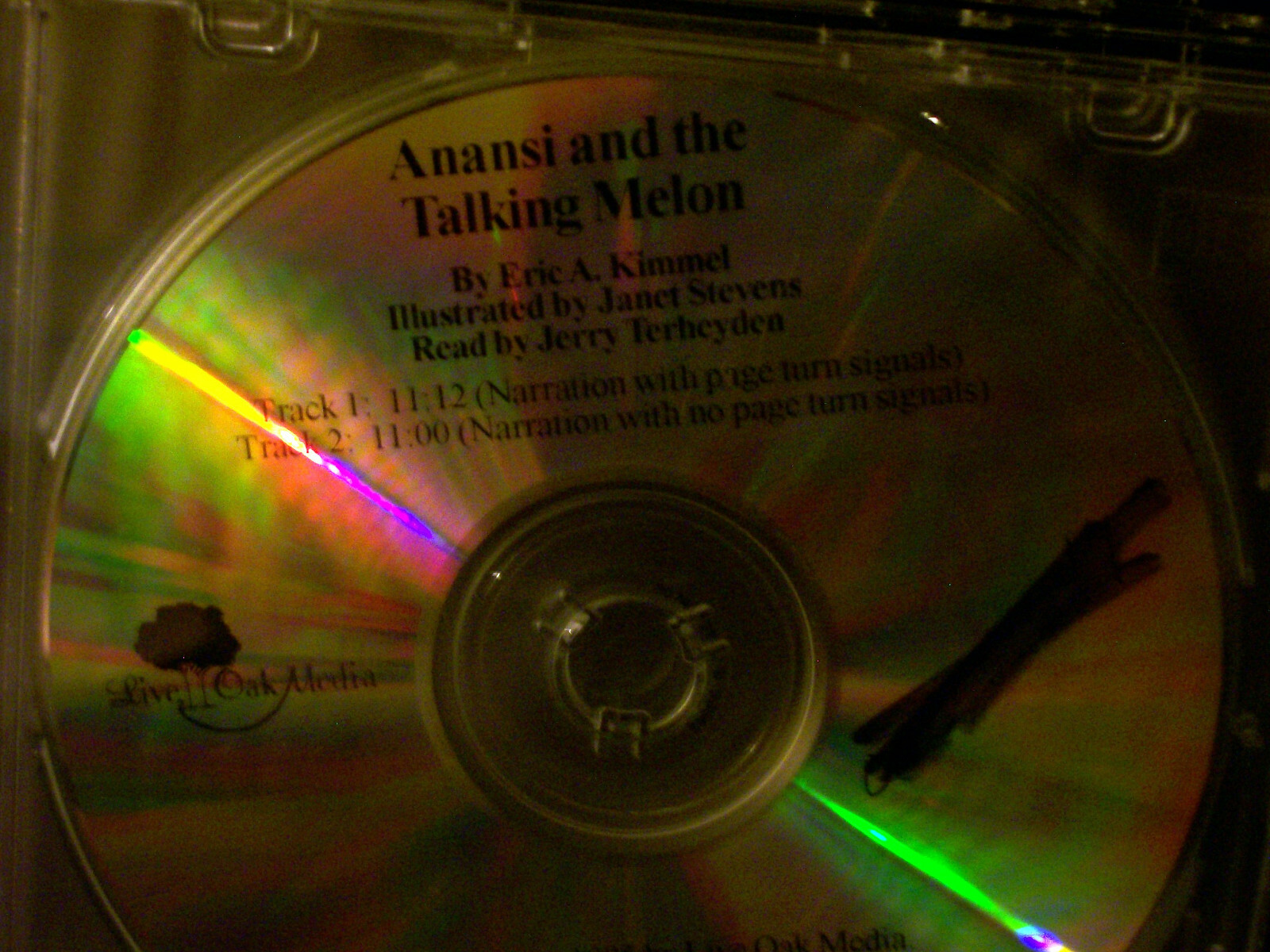 Live Oak Media Anansi and the Talking Melon by Eric A. Kimmel (CD, Audio)