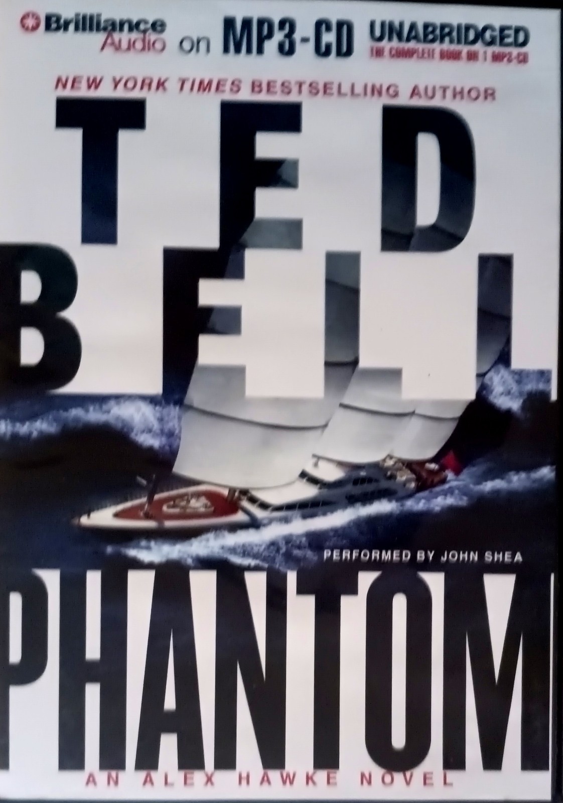 Phantom (Alex Hawke) by Ted Bell (2012, Unabridged Audiobook MP3-CD)