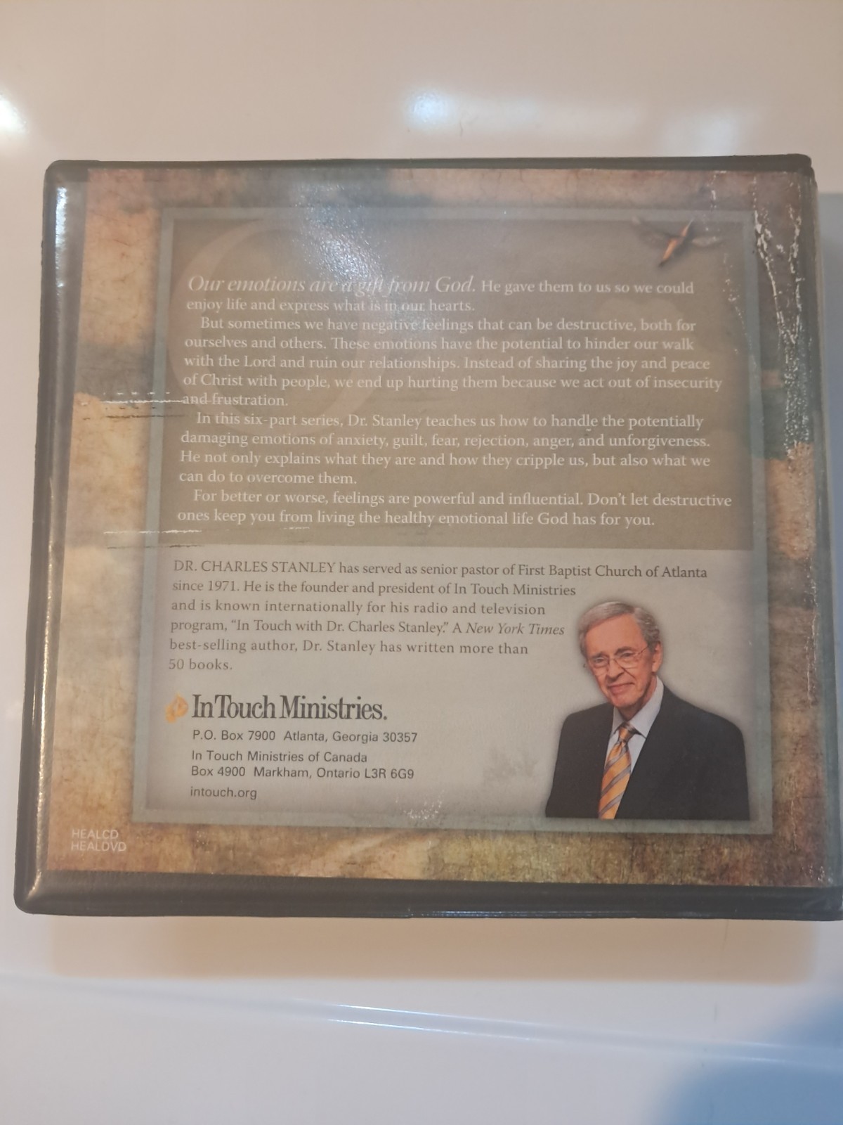 Healing Damaged Emotions — Charles Stanley- InTouch Ministries — 6 CD Sermons