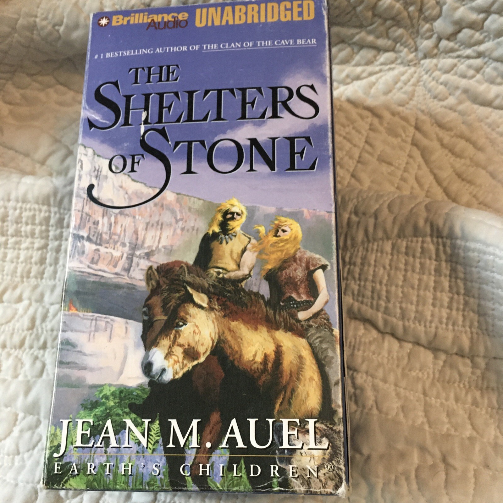 Jean M. Auel The Shelters of Stone Unabridged Audio Cassette