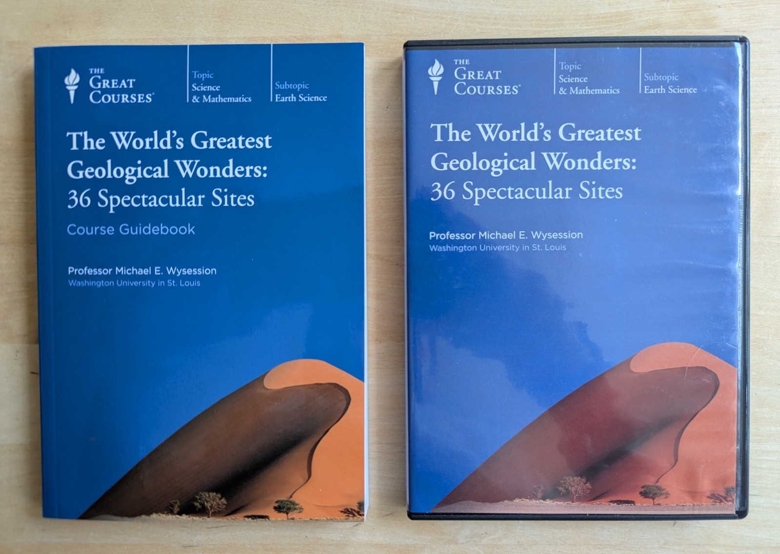 2013 World’s Greatest Geological Wonders Michael Wysession 6 DVDs & Book Course