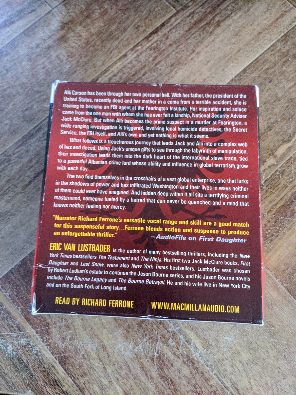 BLOOD TRUST by ERIC VAN LUSTBAD unabridged on CD