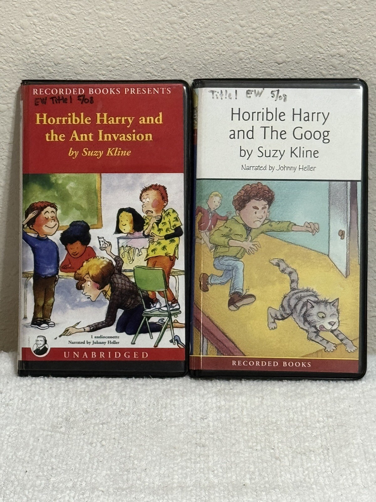 Horrible Harry Set Two Audio Book Cassette Tapes Unabridged