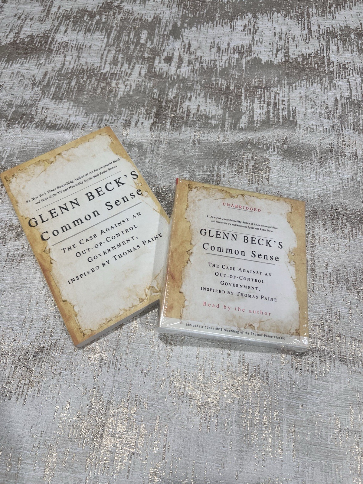 Glenn Beck Common Sense Unabridged Audiobook 3 CD Set Simon & Schuster 2009