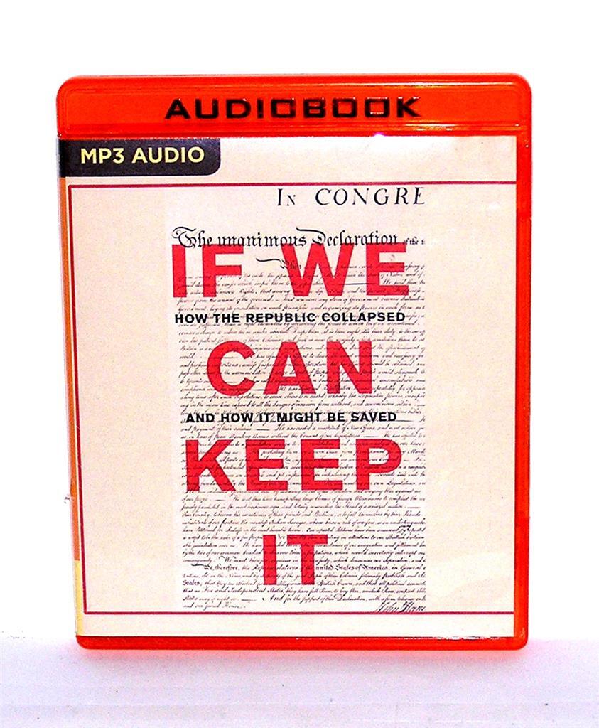 BOOK/AUDIOBOOK MP3-CD Michael Tomasky Current Politics America IF WE CAN KEEP IT