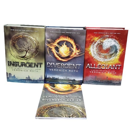 Veronica Roth — The Divergent Series 3 Hardback Book Set W/ Bonus Booklet, Box