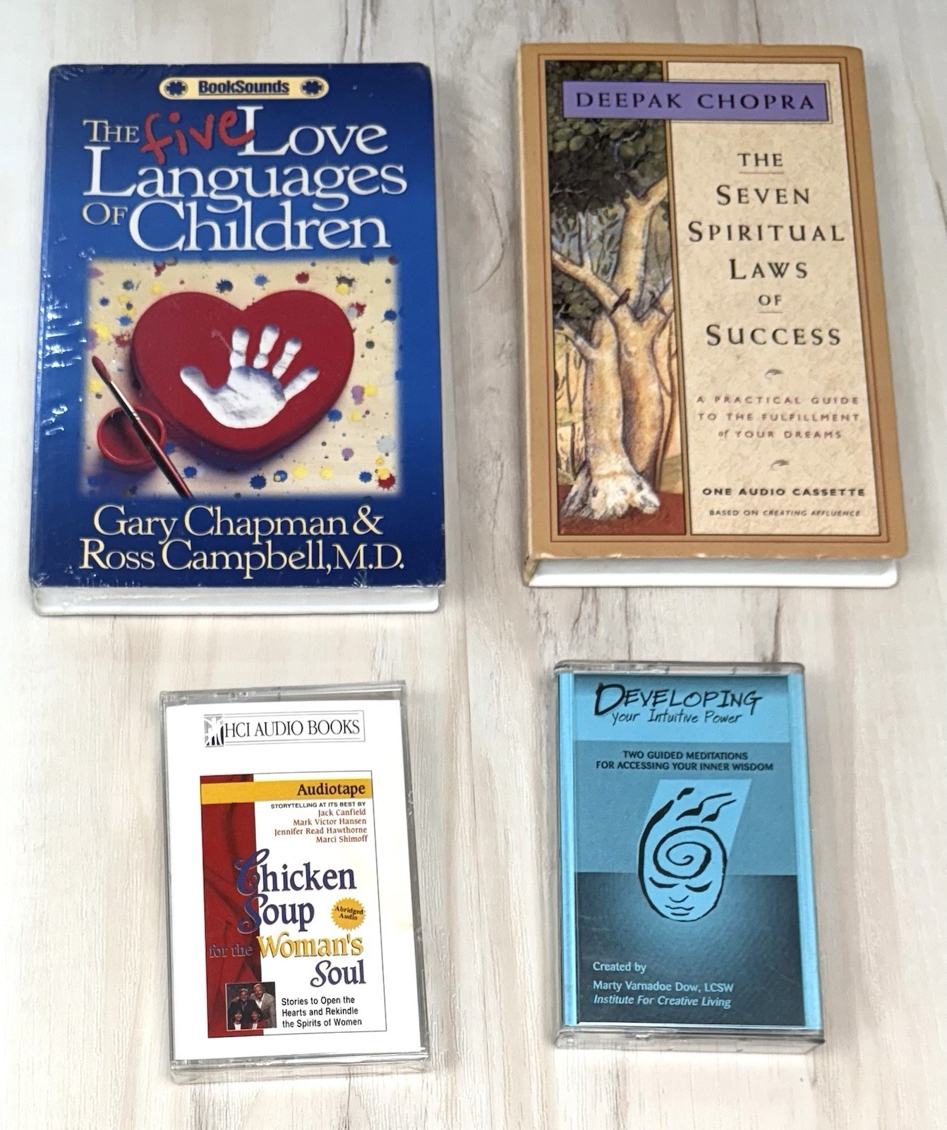 Lot 4 Inspiration Motivation Self-Improvement Help AUDIOBOOKS on Cassette TESTED