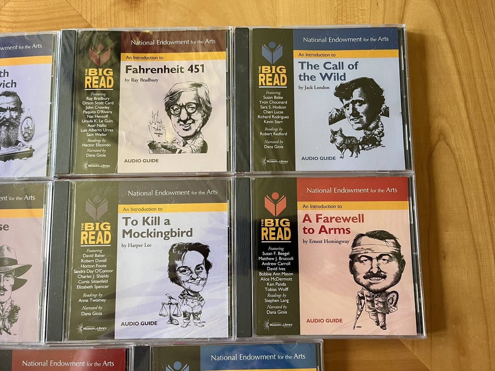 The Big Read CD’s National Endowment for the Arts Lot of 11 New Sealed