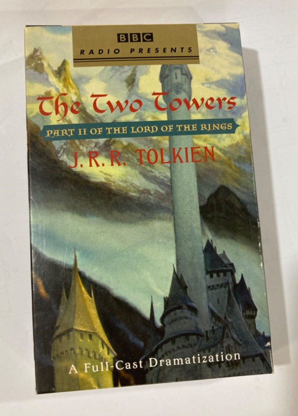 THE TWO TOWERS / J.R.R. TOLKIEN — Audio Book — BBC Radio — 4 Cassette Tape Set