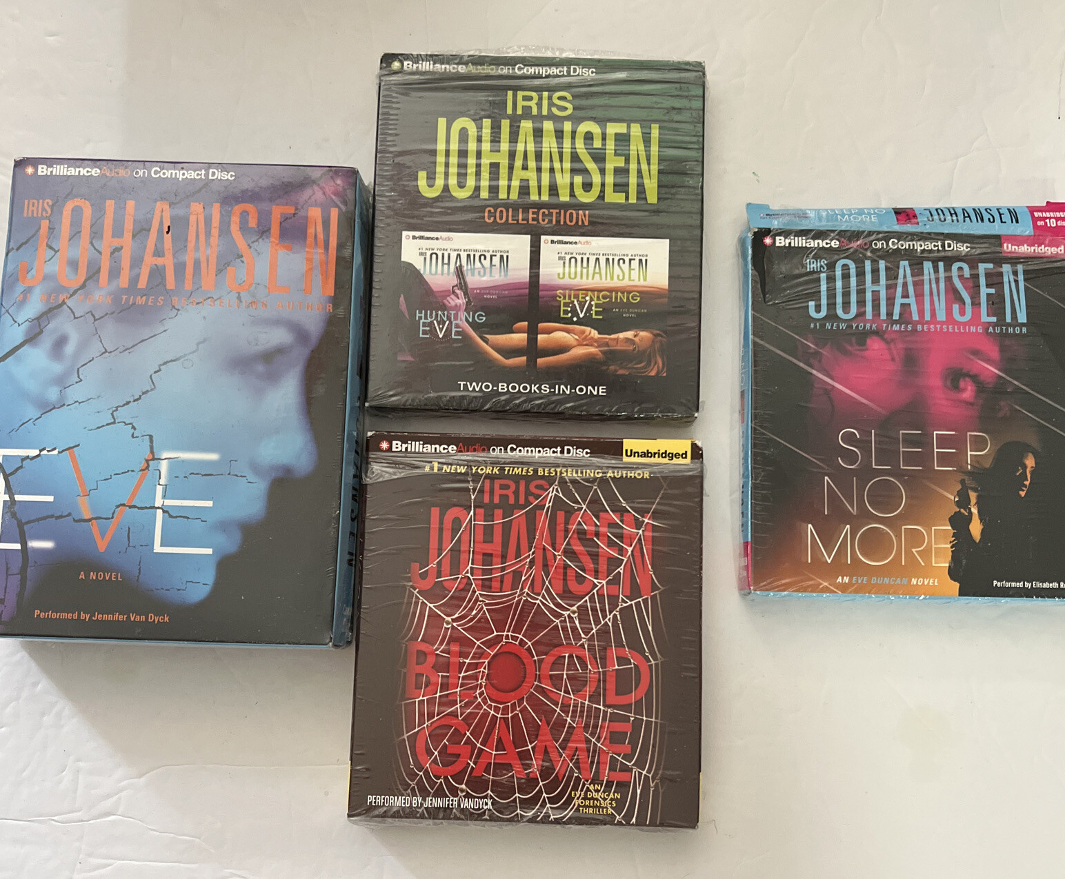 Lot Of 5: Murder, Mystery, Thriller Audio Books On CD Iris Johansen