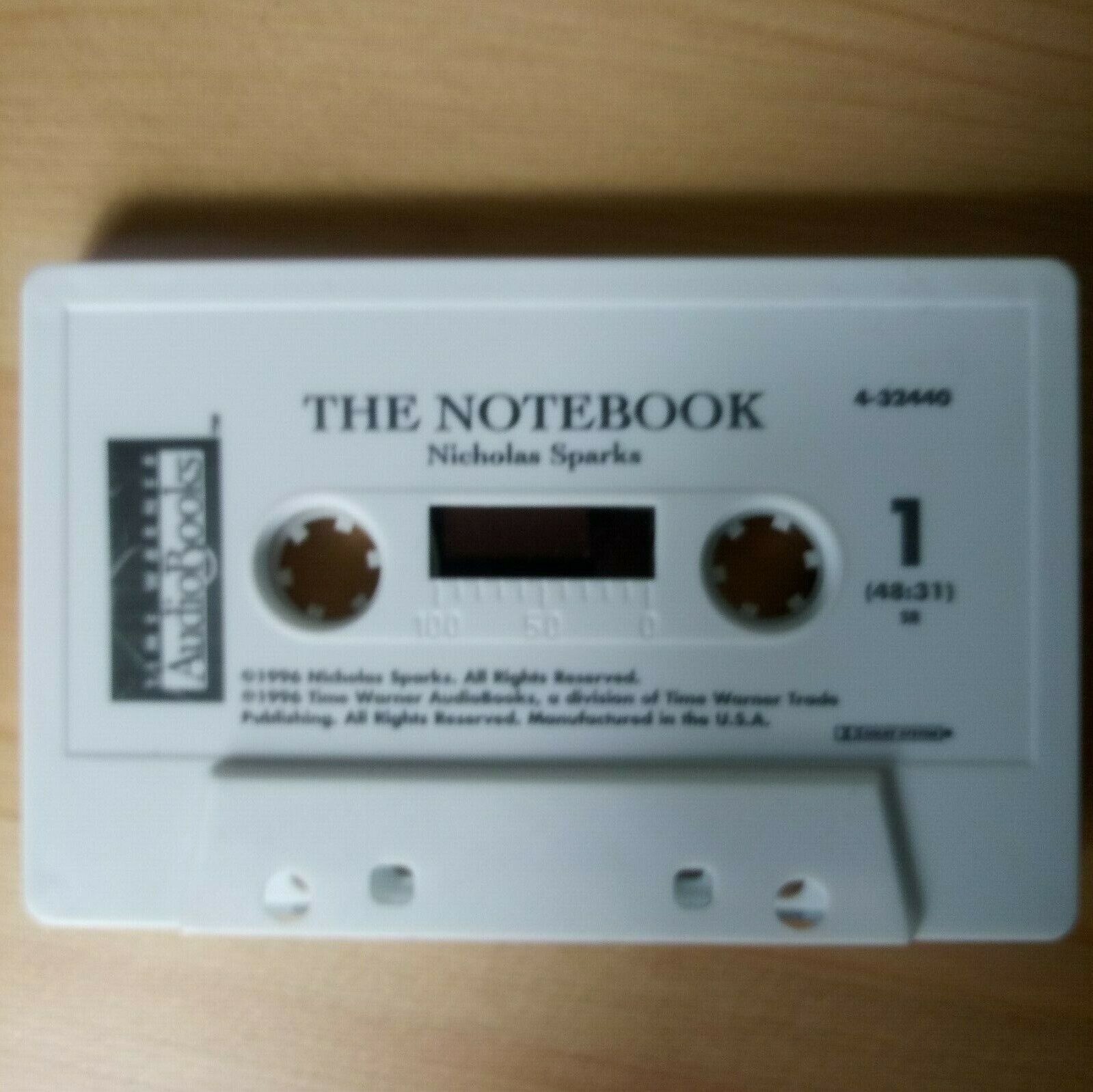 The Notebook Audio Book Cassette Nicholas Sparks 1996 2 Tapes 3 Hours Romantic