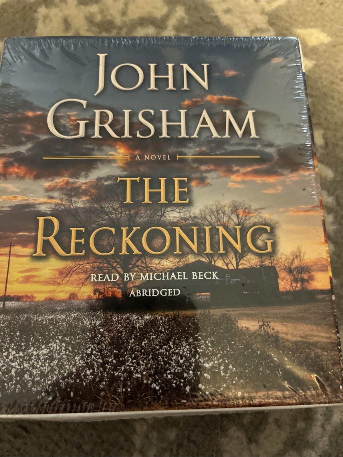 Reckoning : A Novel by John Grisham (2018, Compact Disc) New Sealed Abridged