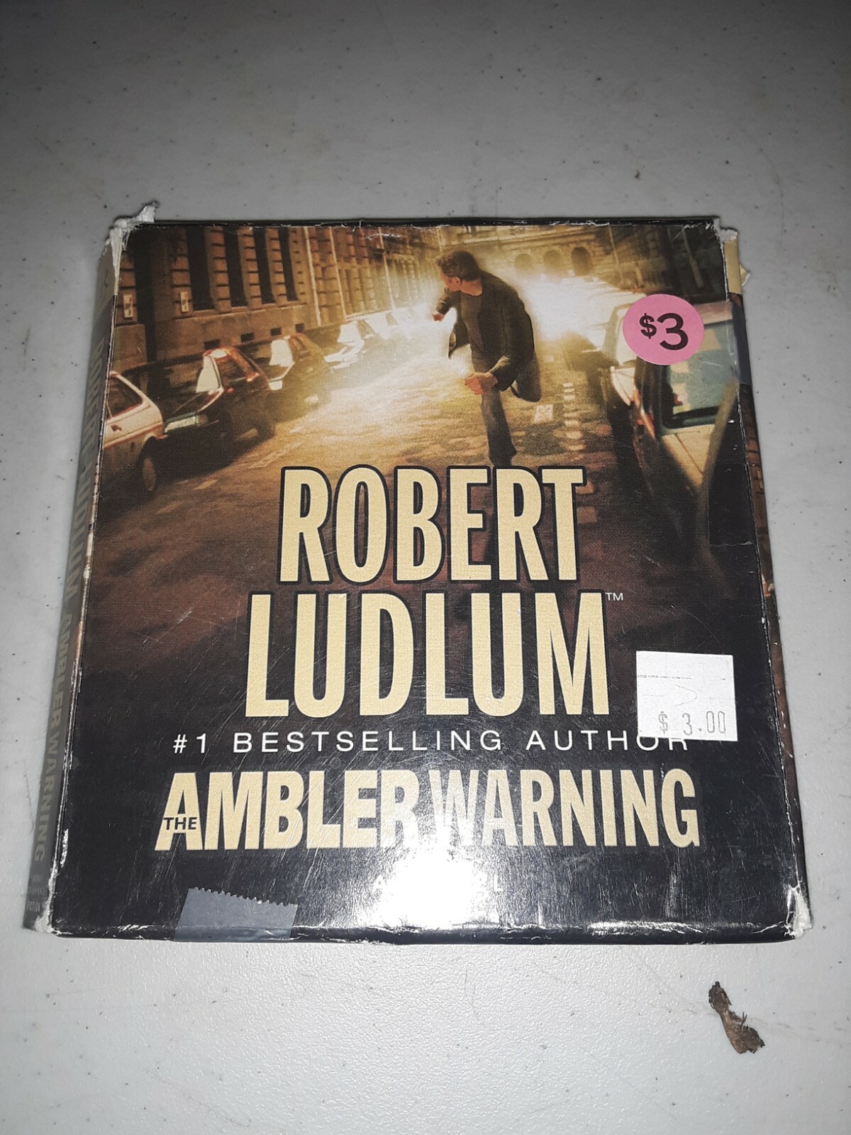 Shelf186 Audiobook~ THE AMBLER WARNING, ROBERT LUDLUM