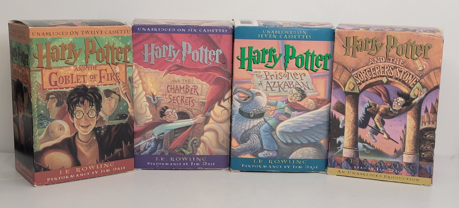 Harry Potter Audiobook Lot — The Goblet Of Fire Sorcerers Stone Azkaban Secrets