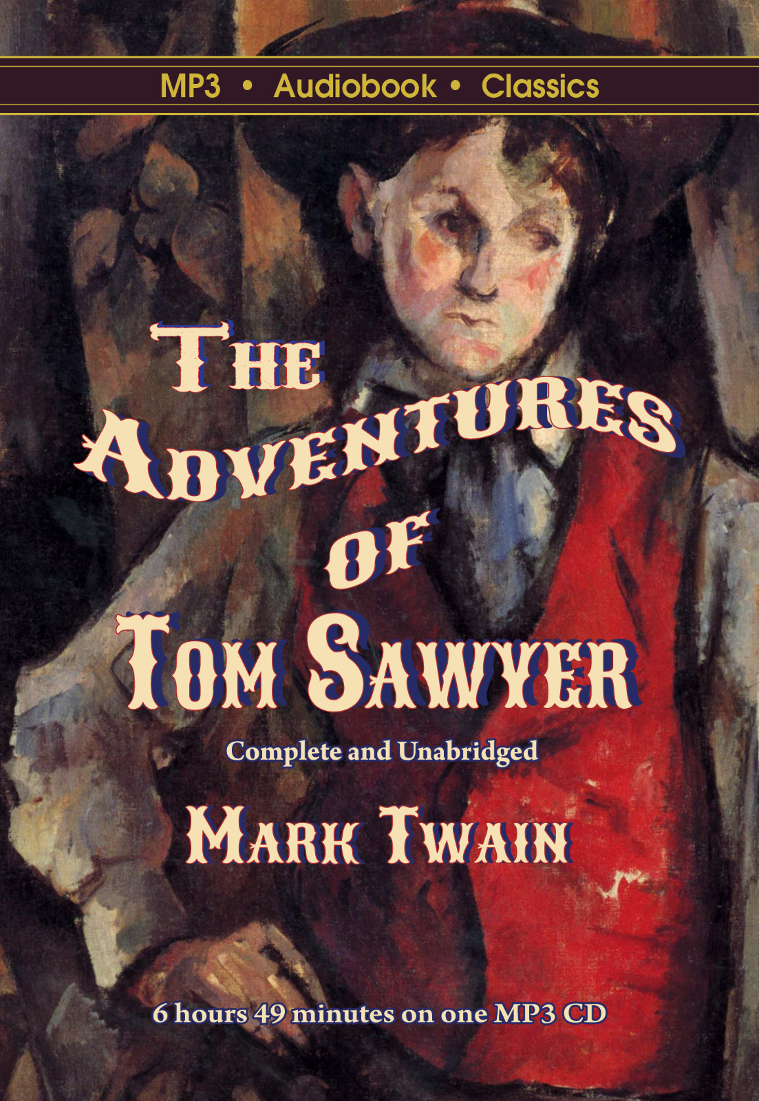 The Adventures of Tom Sawyer — Unabridged MP3 CD Audiobook in paper sleeve