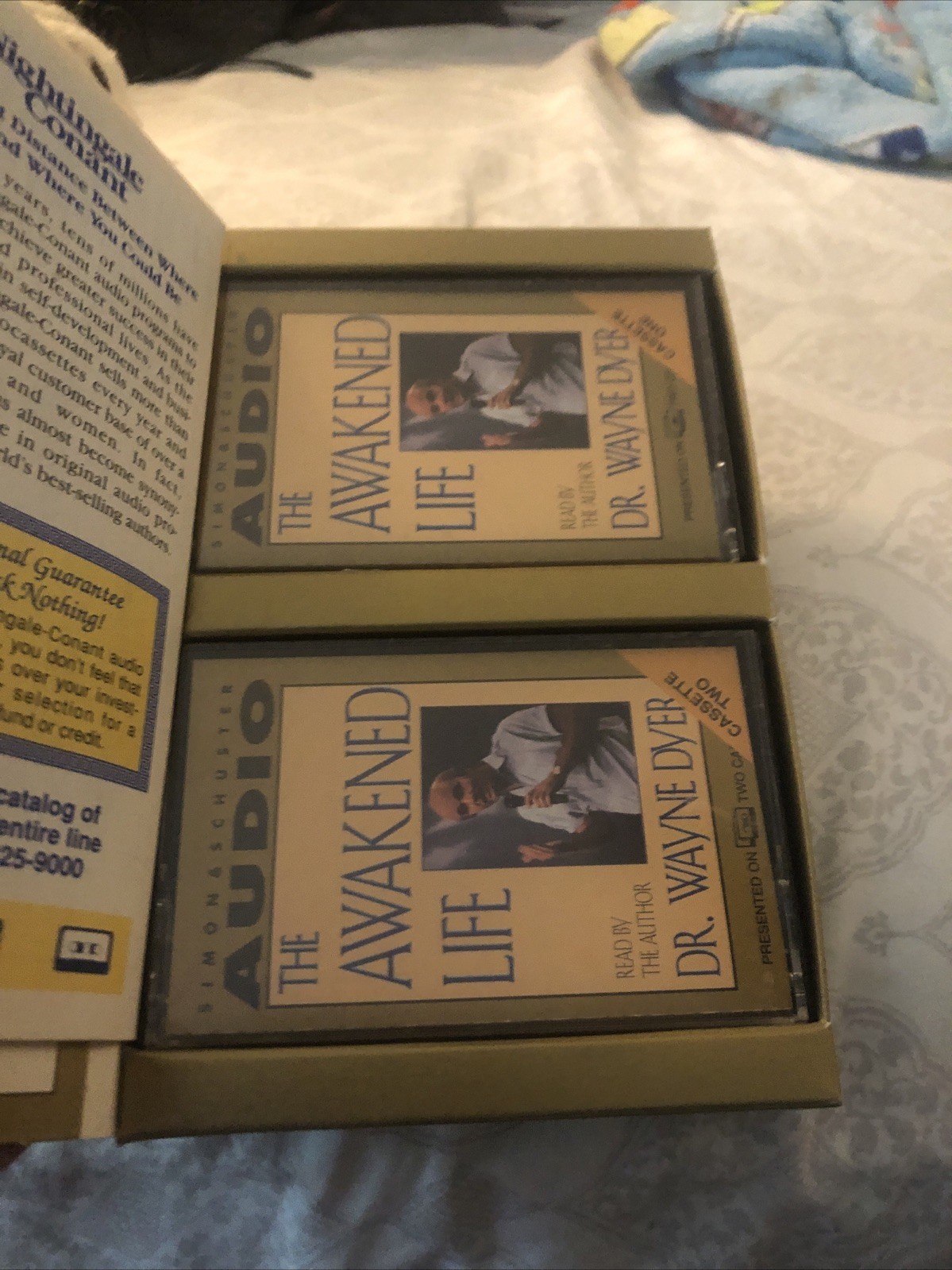 The Awakened Life Dr. Wayne Dyer Two Cassettes Tapes Nightingale Production