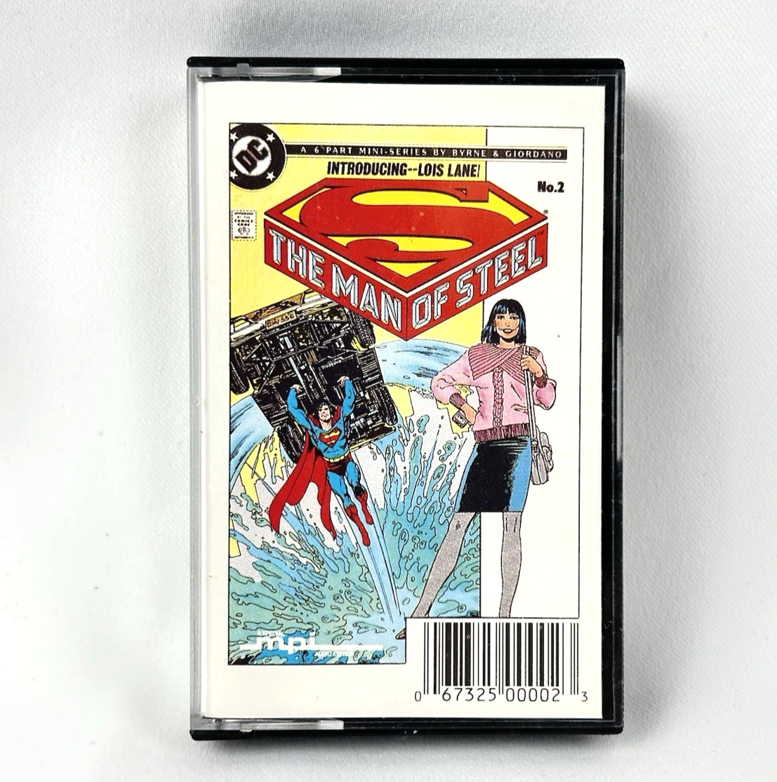Rare 1989 DC Comics Superman The Man Of Steel Cassette Tape No.2 Tested