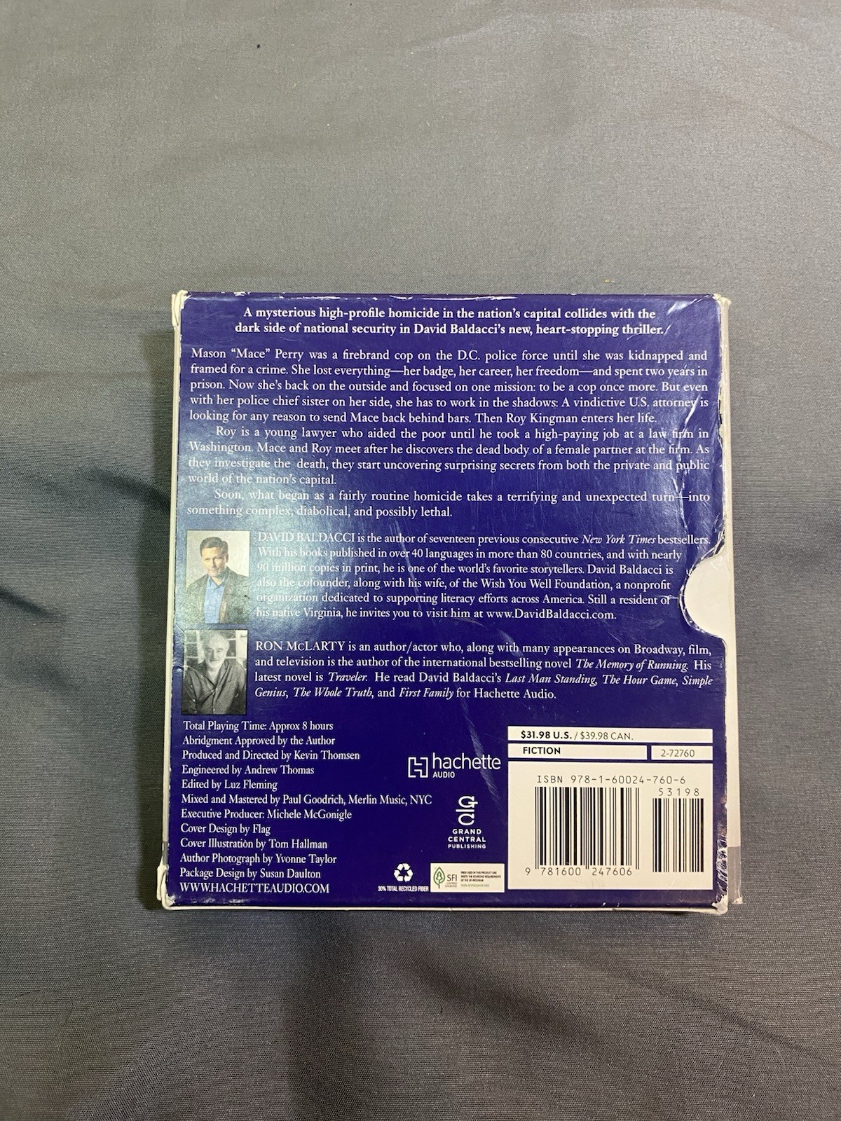 True Blue by David Baldacci on 7 CD Audio Book