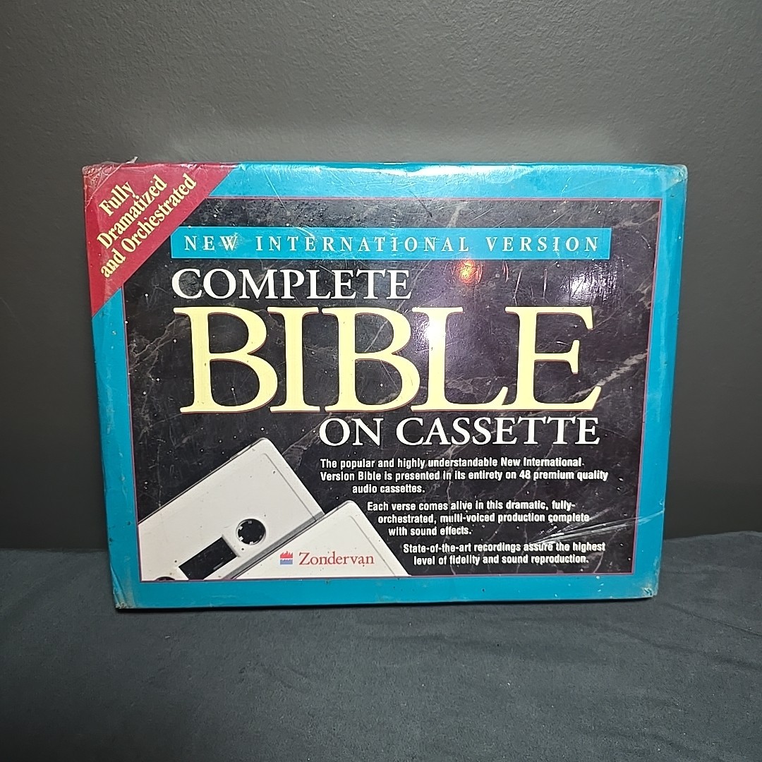 Brand New Zondervan New International Version Complete Bible on 48 Cassettes.