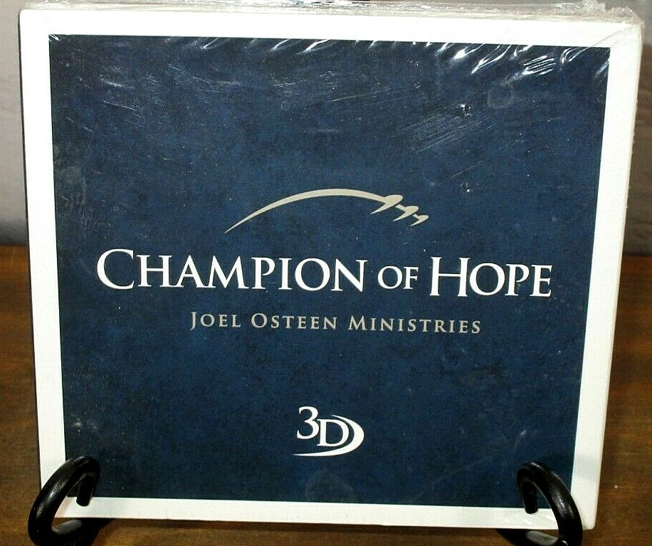 Champion Of Hope Joel Osteen 3D Set CD/DVD/CD-ROM Brand new Sealed-Faith hope