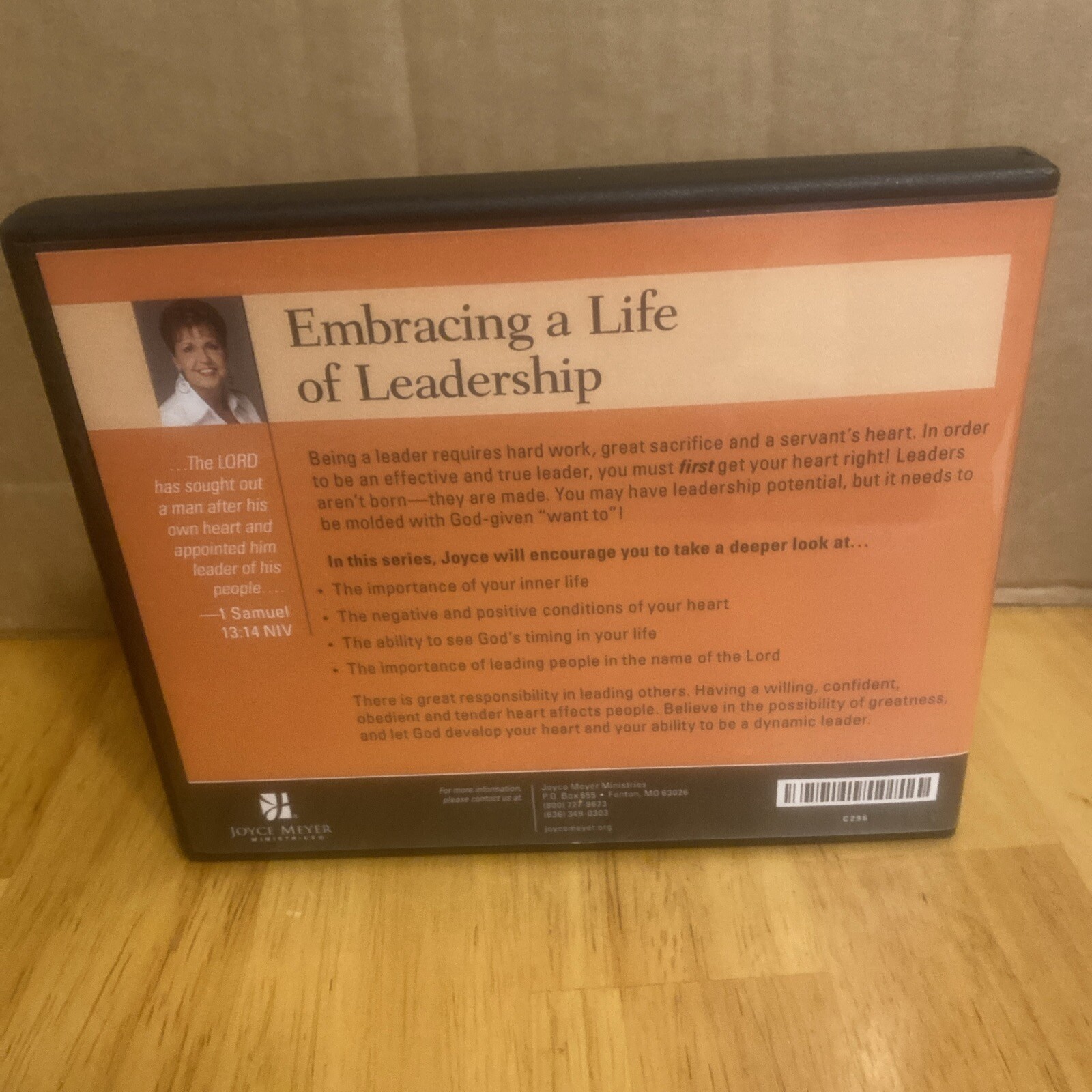 Embracing A Life Of Leadership — Joyce Meyer — 5 CD Set