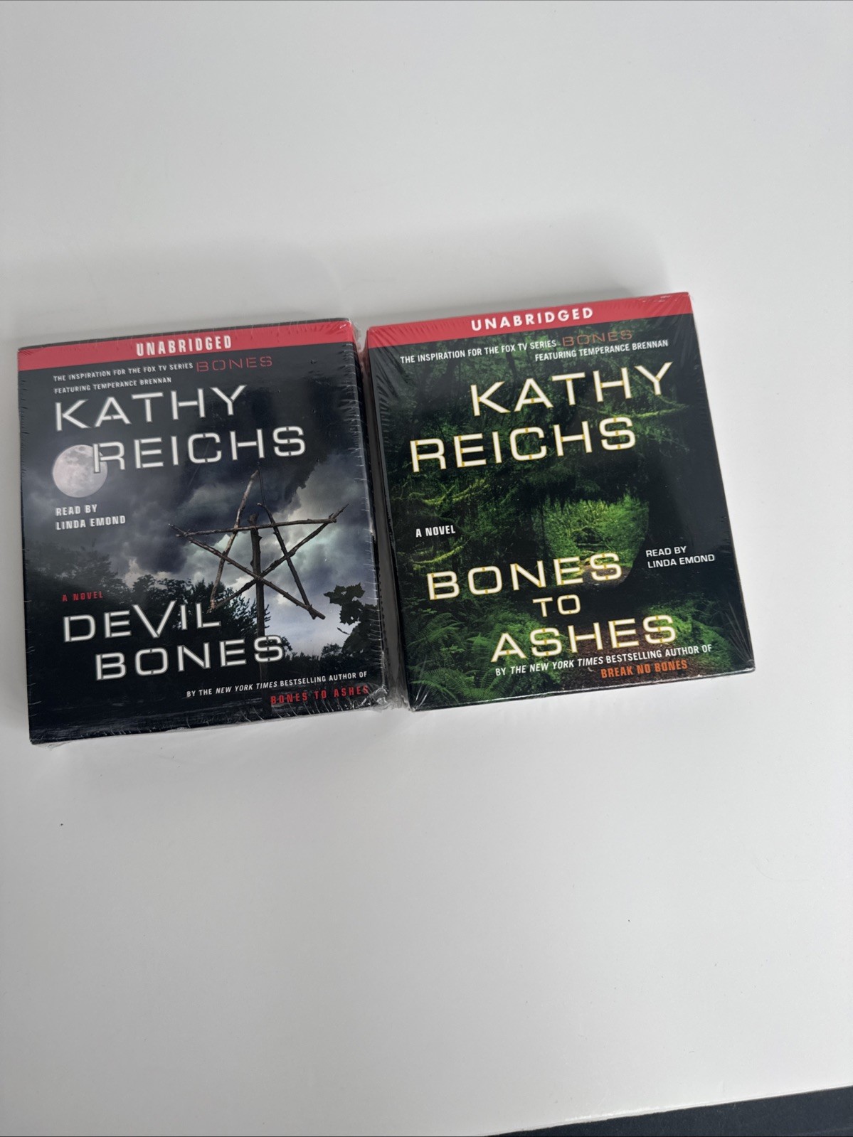 Kathy Reichs CD Book Lot Of 2 — Bones To Ashes / Devil Bones — New Sealed