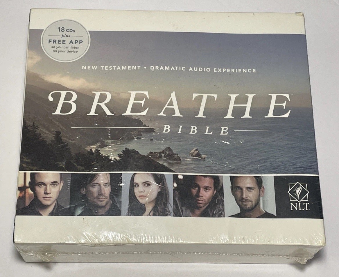 Breathe Bible New Testament NLT Dramatic Audio Experience 18-CD Set NEW SEALED