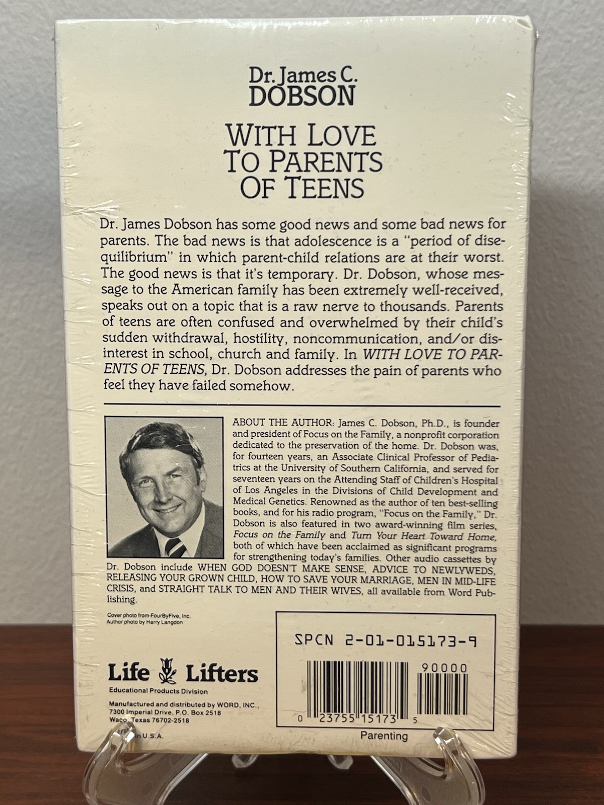 Dr. James C. Dobson: With Love To Parents Of Teens (Life Lifters Tape 1983) New