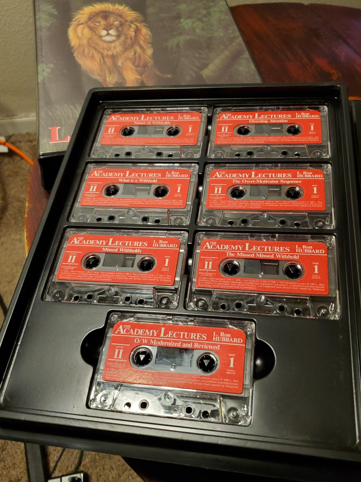 L Ron Hubbard Lectures Academy Level 0-3 Scientology Auditor Course Tapes Rare