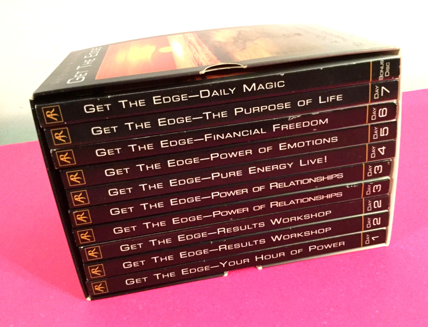 10 CD Box Set Anthony Tony Robbins Get The Edge