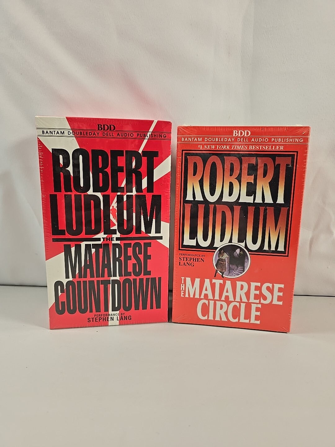 Robert Ludlum The Matarese Countdown/Matarese Circle Audiobooks on Cassette-NEW