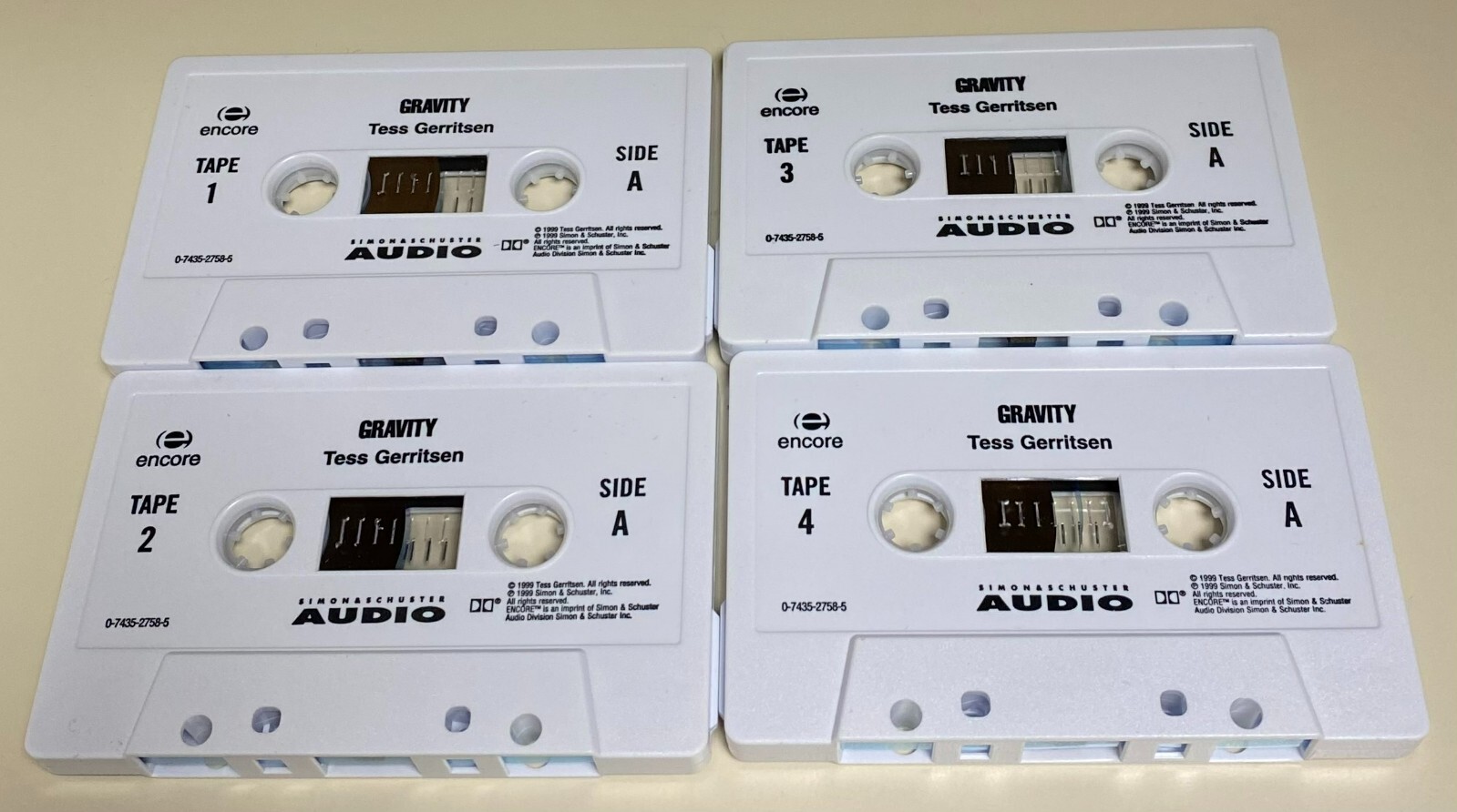 Gravity by Tess Gerritsen Audiobook Cassettes Abridged