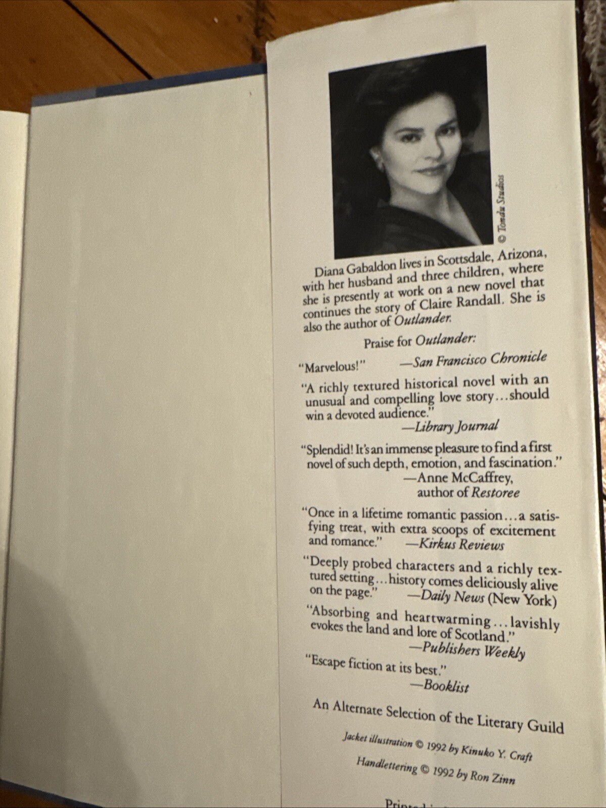 Dragonfly in Amber Diana Gabaldon Hardback Book Copyright 1992 Outlander