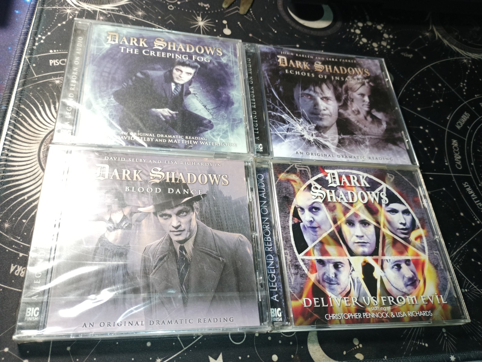 Lot Of 4 Dark Shadows Deliver Us From Evil Blood Dance Creeping Fog Audiobook
