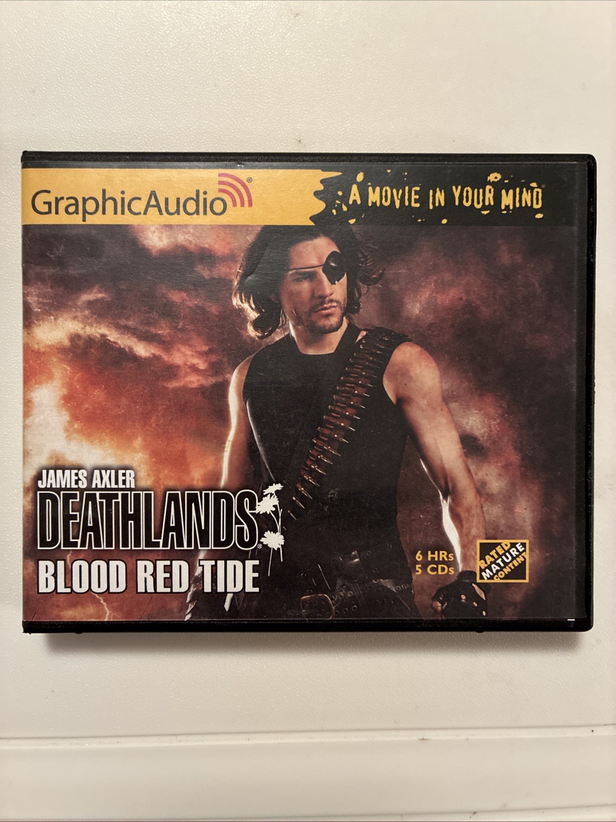 Deathlands — Blood Red Tide 118 — James Axler — GraphicAudio 5 CD Set