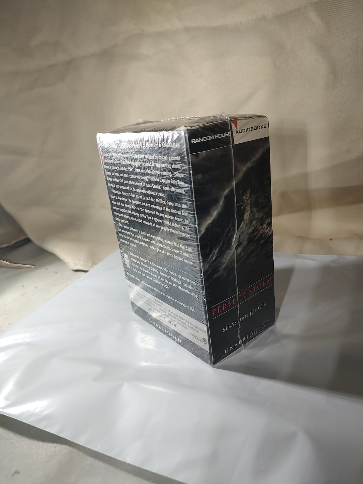 Perfect Storm A True Story of Men Against the Sea Audio Book Cassette Unabridged