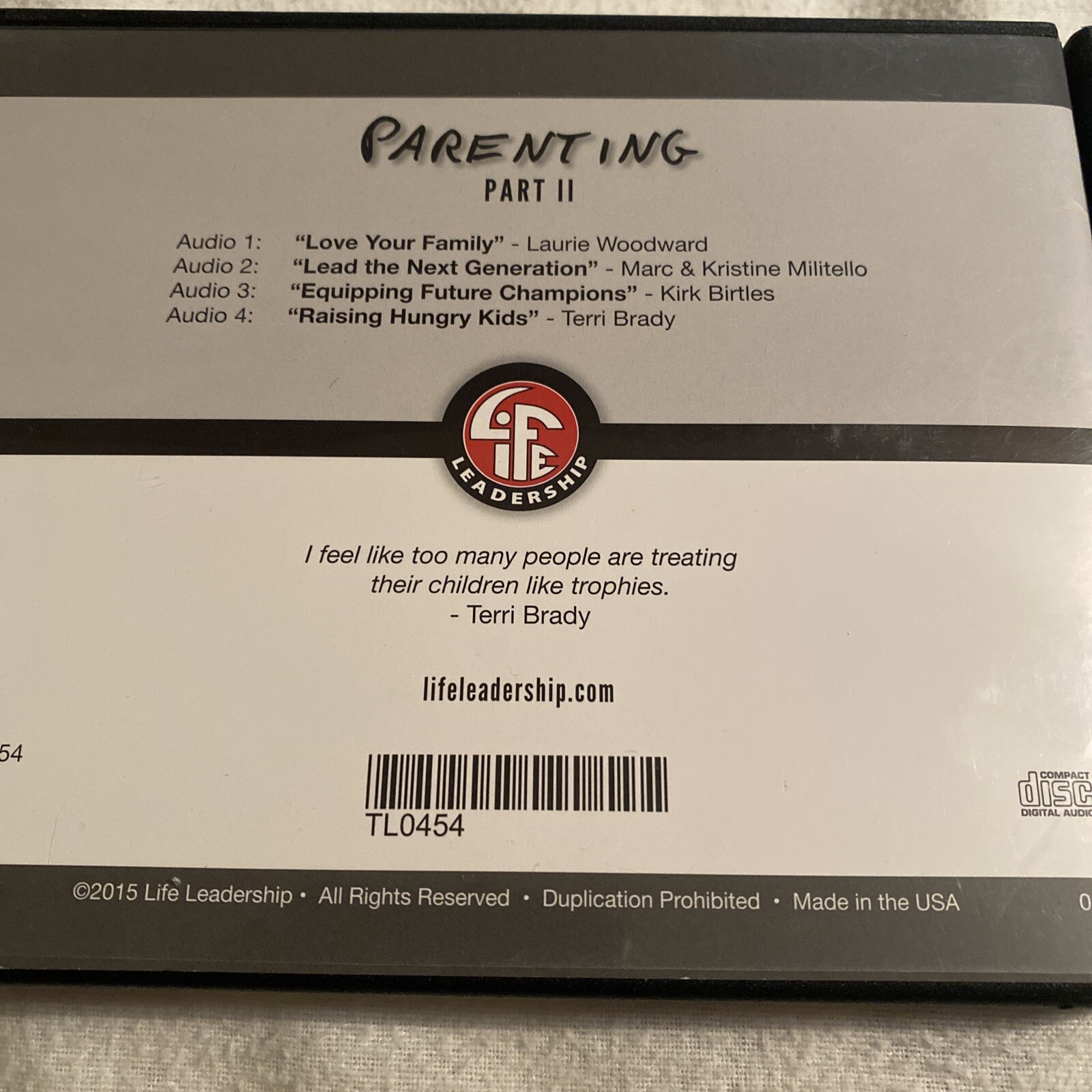 Life Leadership — PARENTING Part 2 (4 CD) And Part 3 (5 CD)