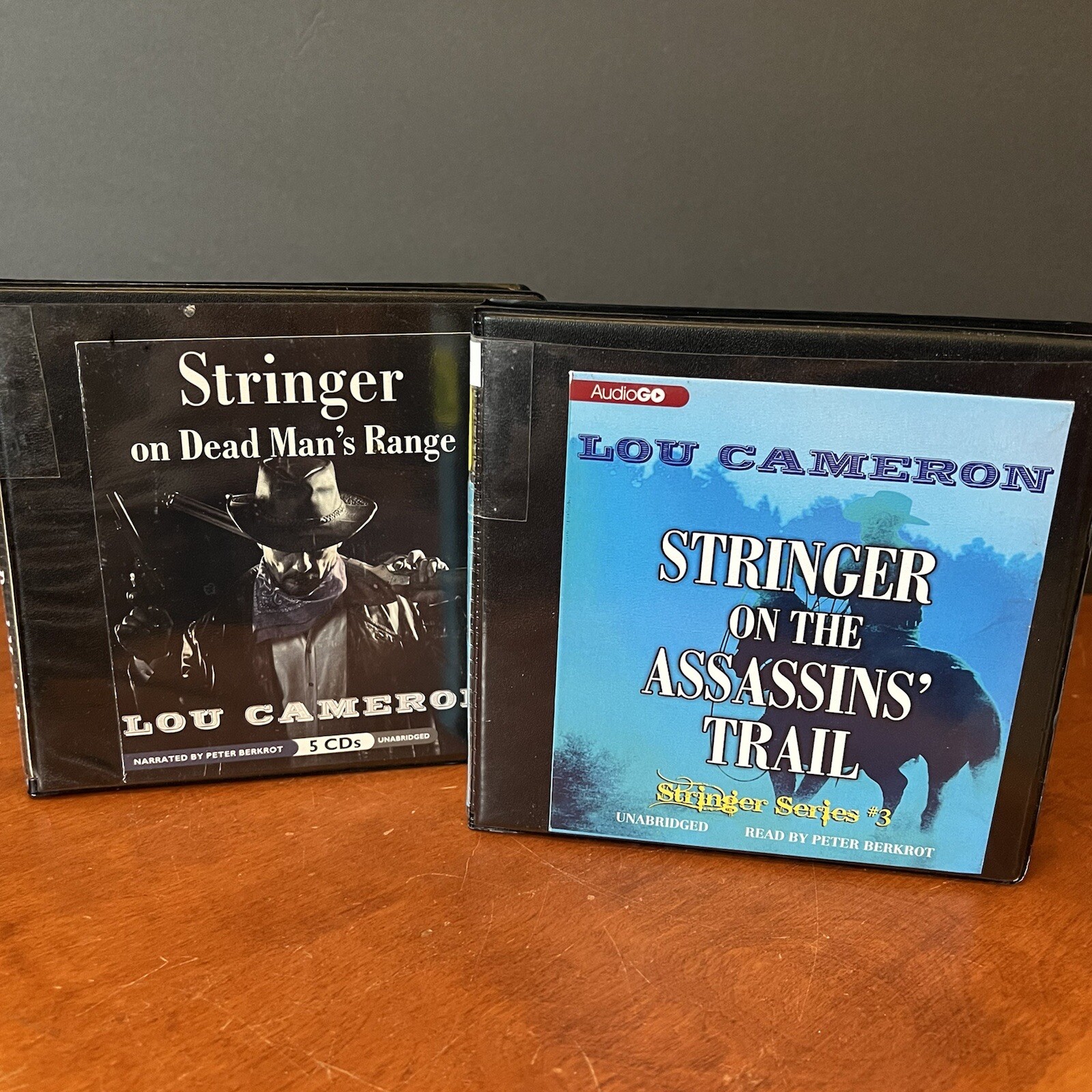 Lot: Lou Cameron Audio Book CD Stringer Series 2 3 Dead Man’s Range Assassins