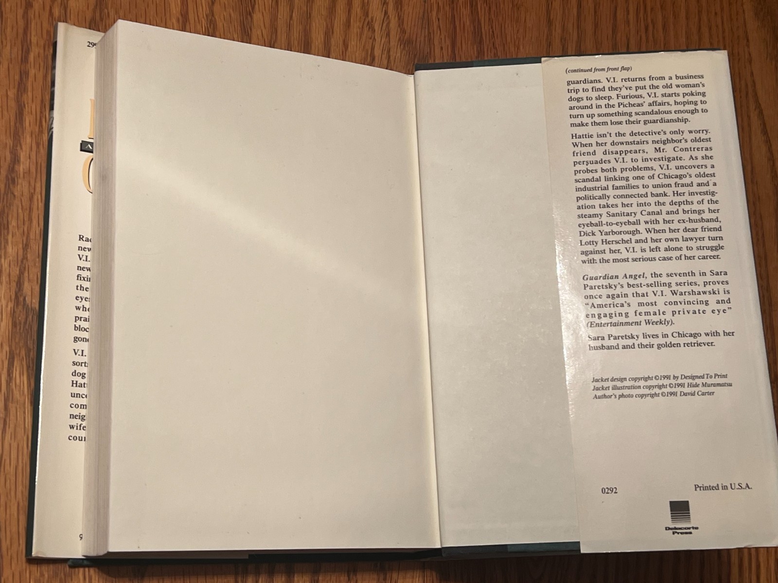 Ghost Country—NEW (1st Ed., 1st Printing signed by Sara Paretsky)