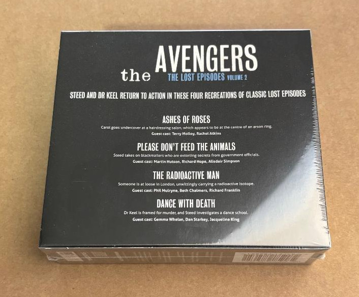 The Avengers The Lost Episodes Vol 2 Big Finish 4CD Box Set NEW SEALED