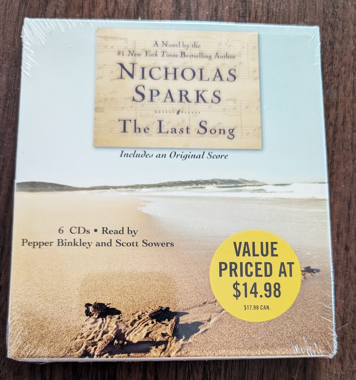 The Last Song by Nicholas Sparks Audiobook CD NEW mad Sealed